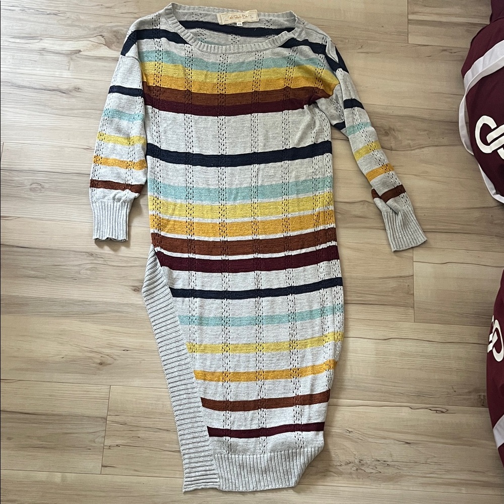 Jen's Pirate Booty Multicolor Striped Dress